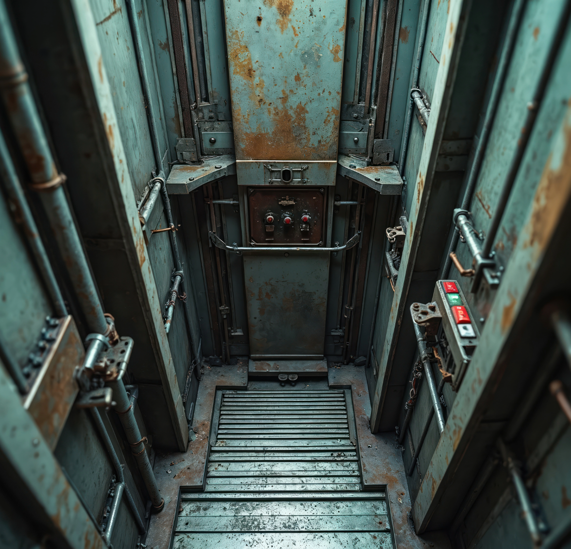 The Mechanics of an Escalator and Elevator Crash