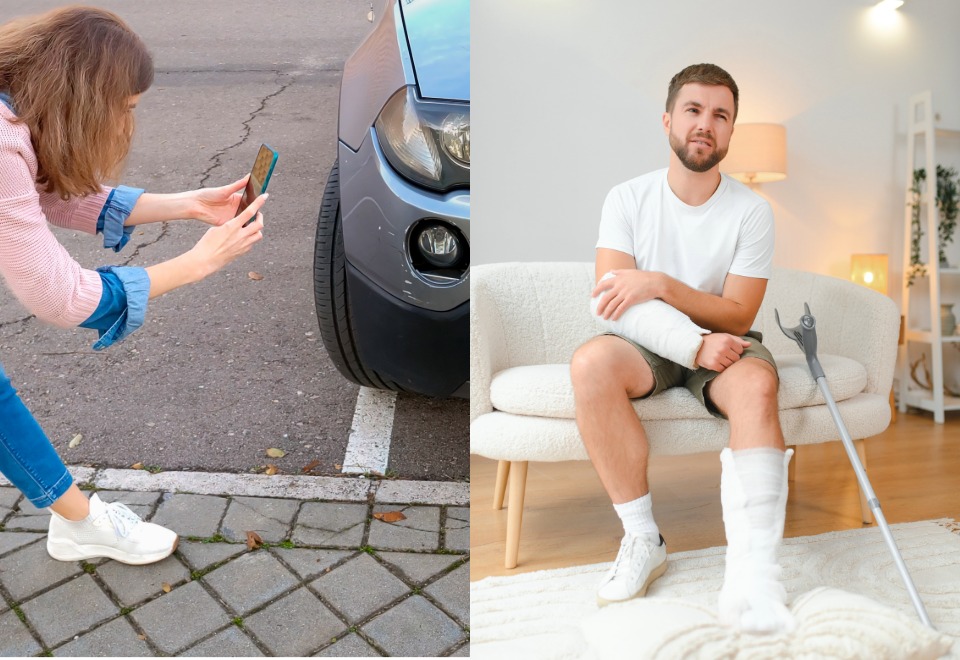 Car accident vehicle damage and injury recovery