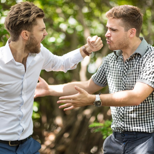 Injury scene connected to an assault or civil rights claim